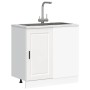 Mueble bajo de cocina Porto madera contrachapada blanca von , Küchenschränke - Ref: Foro24-854298, Preis: 81,13 €, Rabatt: %