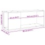 Mueble de TV madera de ingeniería envejecida 80x24x32 cm de , Muebles TV - Ref: Foro24-856732, Precio: 31,62 €, Descuento: %