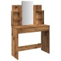 Tocador con espejo envejecida 96x39x142 cm von , Schlafzimmerkommoden - Ref: Foro24-857011, Preis: 108,79 €, Rabatt: %