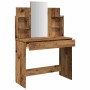 Tocador con espejo envejecida 96x39x142 cm von , Schlafzimmerkommoden - Ref: Foro24-857011, Preis: 108,79 €, Rabatt: %