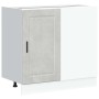Mueble bajo de cocina porto gris cemento madera reconstituida de , Armarios de cocina - Ref: Foro24-854302, Precio: 80,04 €, ...