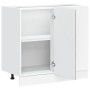 Mueble bajo de cocina porto gris cemento madera reconstituida de , Armarios de cocina - Ref: Foro24-854302, Precio: 80,04 €, ...