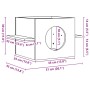 Casa para gatos cera marrón 51x35x30 cm madera maciza pino von , Katzenmöbel - Ref: Foro24-859306, Preis: 41,16 €, Rabatt: %
