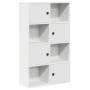 Estantería de madera de ingeniería blanca 60x24x101,5 cm von , Bücherregale und Regale - Ref: Foro24-860391, Preis: 71,62 €, ...