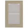Hanging glass and wood cabinet, engineered oak, 40x31x60 cm. by vidaXL, Kitchen cabinets - Ref: Foro24-802508, Price: 43,89 €...