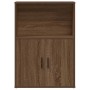 Estantería madera de ingeniería marrón roble 60x24x85 cm by , Bookcases and shelves - Ref: Foro24-860415, Price: 63,44 €, Dis...