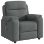 Sillón de masaje reclinable de tela gris oscuro by , Armchairs - Ref: Foro24-4015691, Price: 242,96 €, Discount: %