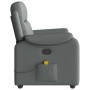 Sillón de masaje reclinable de tela gris oscuro by , Armchairs - Ref: Foro24-4015691, Price: 242,96 €, Discount: %