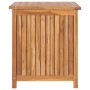Garten-Aufbewahrungsbox aus massivem Teakholz, 60 x 50 x 58 cm von vidaXL, Aufbewahrungsboxen für den Außenbereich - Ref: For...