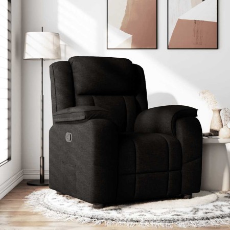 Sillón reclinable de tela negro by , Armchairs - Ref: Foro24-4015702, Price: 246,88 €, Discount: %