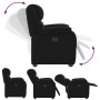 Sillón reclinable de tela negro by , Armchairs - Ref: Foro24-4015702, Price: 246,88 €, Discount: %