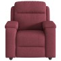 Sillón de masaje reclinable de tela color vino tinto by , Armchairs - Ref: Foro24-4015693, Price: 204,21 €, Discount: %