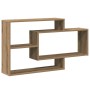 Estante de pared madera ingeniería roble artisian 104x20x58,5cm by , Shelves and shelves - Ref: Foro24-855823, Price: 55,43 €...