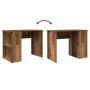 Escritorio de madera de ingeniería envejecida 100x55x75 cm by , Desks - Ref: Foro24-855856, Price: 76,08 €, Discount: %