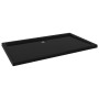 Plato de ducha rectangular negro ABS 70x120 cm