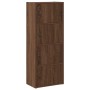 Estantería madera de ingeniería marrón roble 40x24x102 cm by , Bookcases and shelves - Ref: Foro24-860379, Price: 76,25 €, Di...