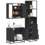 Juego de muebles de baño 3 pzas madera contrachapada negro von , Badezimmermöbel - Ref: Foro24-3301125, Preis: 253,77 €, Raba...