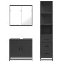 Juego de muebles de baño 3 pzas madera contrachapada negro von , Badezimmermöbel - Ref: Foro24-3301125, Preis: 253,77 €, Raba...