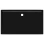 Rectangular black ABS shower tray 70x120 cm by vidaXL, Shower trays - Ref: Foro24-148914, Price: 101,16 €, Discount: %