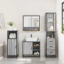 Set de muebles de baño 3 pzas madera contrachapada gris sonoma by , Bathroom furniture - Ref: Foro24-3301178, Price: 266,66 €...