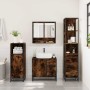 Set de muebles baño 3 pzas madera contrachapada roble ahumado by , Bathroom furniture - Ref: Foro24-3301167, Price: 250,87 €,...