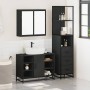 Juego de muebles de baño 3 pzas madera contrachapada negro von , Badezimmermöbel - Ref: Foro24-3301150, Preis: 268,22 €, Raba...
