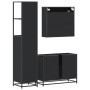 Juego de muebles de baño 3 pzas madera contrachapada negro von , Badezimmermöbel - Ref: Foro24-3301150, Preis: 268,22 €, Raba...