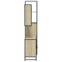 Set de muebles de baño 3 pzas madera contrachapada roble Sonoma by , Bathroom furniture - Ref: Foro24-3301131, Price: 270,91 ...