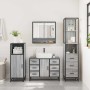 Set de muebles de baño 3 pzas madera contrachapada gris sonoma by , Bathroom furniture - Ref: Foro24-3301173, Price: 318,12 €...
