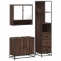 Set de muebles baño 3 pzas madera contrachapada roble marrón von , Badezimmermöbel - Ref: Foro24-3301159, Preis: 240,72 €, Ra...