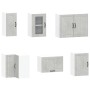 Mueble cocina Kalmar gris hormigón 11 pzas madera contrachapada von , Küchenschränke - Ref: Foro24-3314945, Preis: 680,90 €, ...