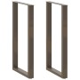 Patas de mesa centro forma U 2uds acero natural 60x(110-111) cm von , Tischbeine - Ref: Foro24-4013251, Preis: 102,52 €, Raba...