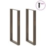 Patas de mesa centro forma U 2uds acero natural 60x(110-111) cm von , Tischbeine - Ref: Foro24-4013251, Preis: 102,52 €, Raba...