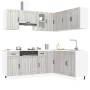 Mueble cocina Kalmar sonoma gris 11 pzas madera contrachapada von , Küchenschränke - Ref: Foro24-3314947, Preis: 693,40 €, Ra...