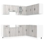 Mueble cocina Kalmar sonoma gris 11 pzas madera contrachapada von , Küchenschränke - Ref: Foro24-3314947, Preis: 693,40 €, Ra...