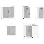 Mueble cocina Kalmar sonoma gris 11 pzas madera contrachapada von , Küchenschränke - Ref: Foro24-3314947, Preis: 693,40 €, Ra...