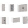 Mueble cocina Kalmar sonoma gris 11 pzas madera contrachapada von , Küchenschränke - Ref: Foro24-3314947, Preis: 693,40 €, Ra...