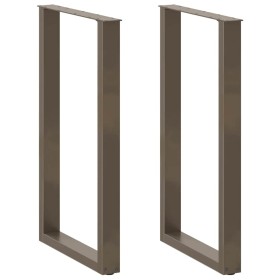 Patas de mesa centro forma U 2uds acero natural 60x(100-101) cm von , Tischbeine - Ref: Foro24-4013239, Preis: 106,64 €, Raba...