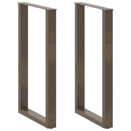 Patas de mesa centro forma U 2uds acero natural 60x(100-101) cm von , Tischbeine - Ref: Foro24-4013239, Preis: 106,64 €, Raba...