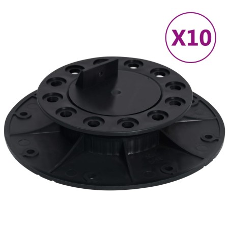 Patas ajustables para terraza 10 unidades 25-40 mm de vidaXL, Suelos y moquetas - Ref: Foro24-149008, Precio: 33,07 €, Descue...