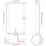Patas de mesa centro forma U 2uds acero natural 60x(100-101) cm von , Tischbeine - Ref: Foro24-4013239, Preis: 106,64 €, Raba...