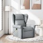 Sillón reclinable de masaje de tela gris claro de , Sillones - Ref: Foro24-4015666, Precio: 225,19 €
