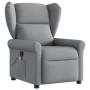 Sillón reclinable de masaje de tela gris claro by , Armchairs - Ref: Foro24-4015666, Price: 213,53 €, Discount: %