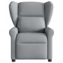 Sillón reclinable de masaje de tela gris claro by , Armchairs - Ref: Foro24-4015666, Price: 213,53 €, Discount: %