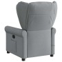 Sillón reclinable de masaje de tela gris claro by , Armchairs - Ref: Foro24-4015666, Price: 213,53 €, Discount: %