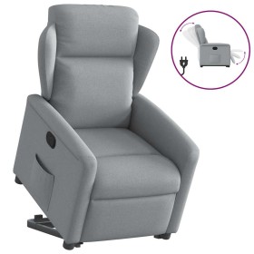 Sillón reclinable elevable de tela gris claro von , Sessel - Ref: Foro24-3303134, Preis: 255,56 €, Rabatt: %