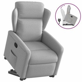 Sillón reclinable elevable de tela gris nube von , Sessel - Ref: Foro24-3303143, Preis: 290,30 €, Rabatt: %