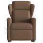 Silla de masaje reclinable de pie de tela marrón by , Armchairs - Ref: Foro24-3303148, Price: 271,02 €, Discount: %