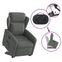 Sillón eléctrico reclinable elevable de tela gris oscuro by , Armchairs - Ref: Foro24-3303155, Price: 313,15 €, Discount: %