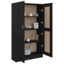 Bücherschrank aus schwarzem Sperrholz, 82,5 x 30,5 x 150 cm von vidaXL, Bücherregale und Regale - Ref: Foro24-802724, Preis: ...